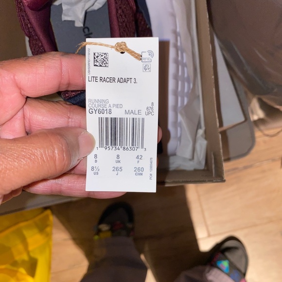 Mens Adidas mens 8.5 womens 10 - Picture 3 of 5